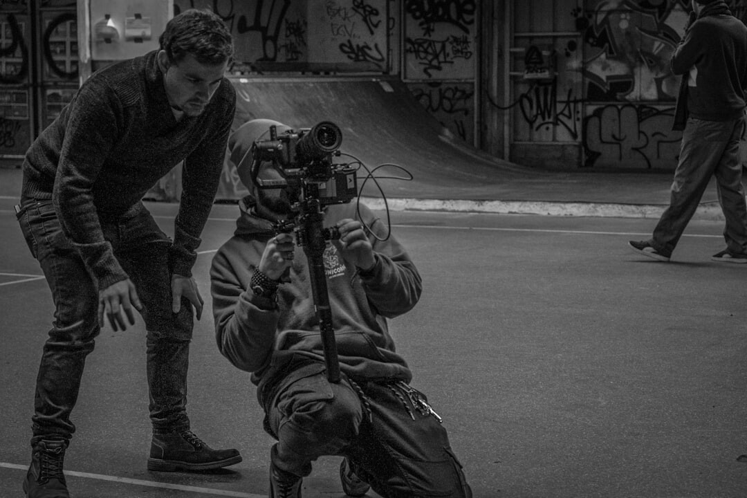 documentary photographer in action